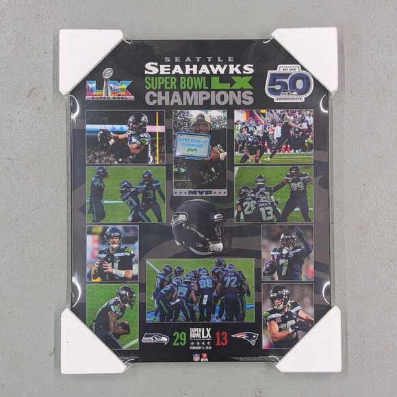 Other - Seattle Seahawks Super Bowl LX Championship Plaque (16x20") *NEW*